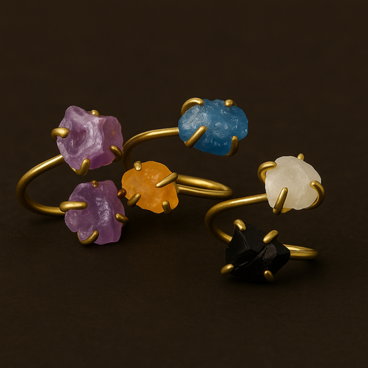 Whispering Stones Adjustable Ring